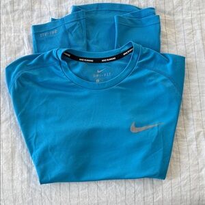 Nike Turquoise Dri-FIT Athletic Shirt